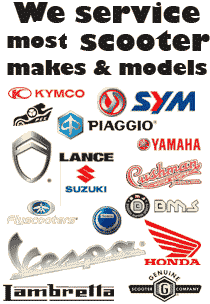 We service all scooter makes & models