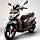 Matte Black SYM HD200 EVO Scooter